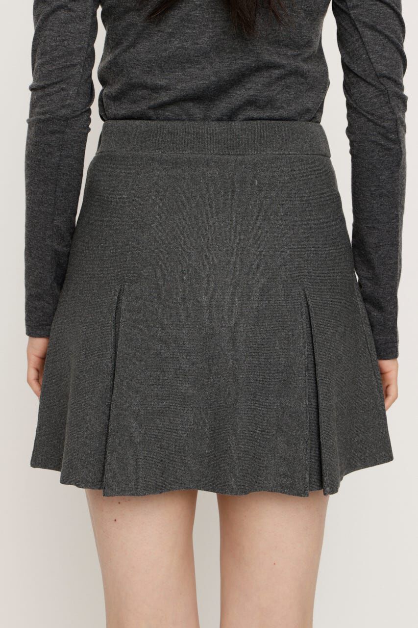 SLY「MILANO RIB BOX PLEATS ショートスカート」|スカート|