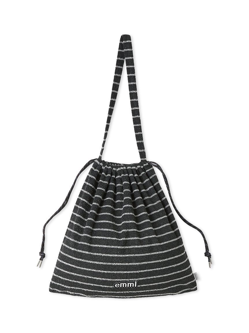 emmi atelier「emmiロゴパイルスクエア2wayショルダーバッグ」|ショルダー・メッセンジャー|GRY