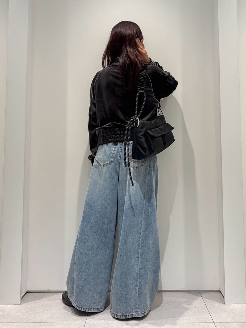 emmi atelier「【ONLINE限定カラーあり】ギャザーショルダーコードバッグ」|ショルダー・メッセンジャー|