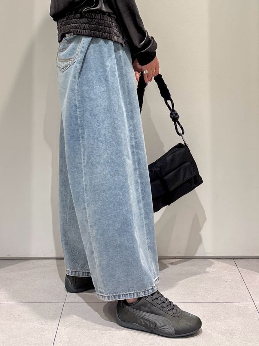 emmi atelier「【ONLINE限定カラーあり】ギャザーショルダーコードバッグ」|ショルダー・メッセンジャー|