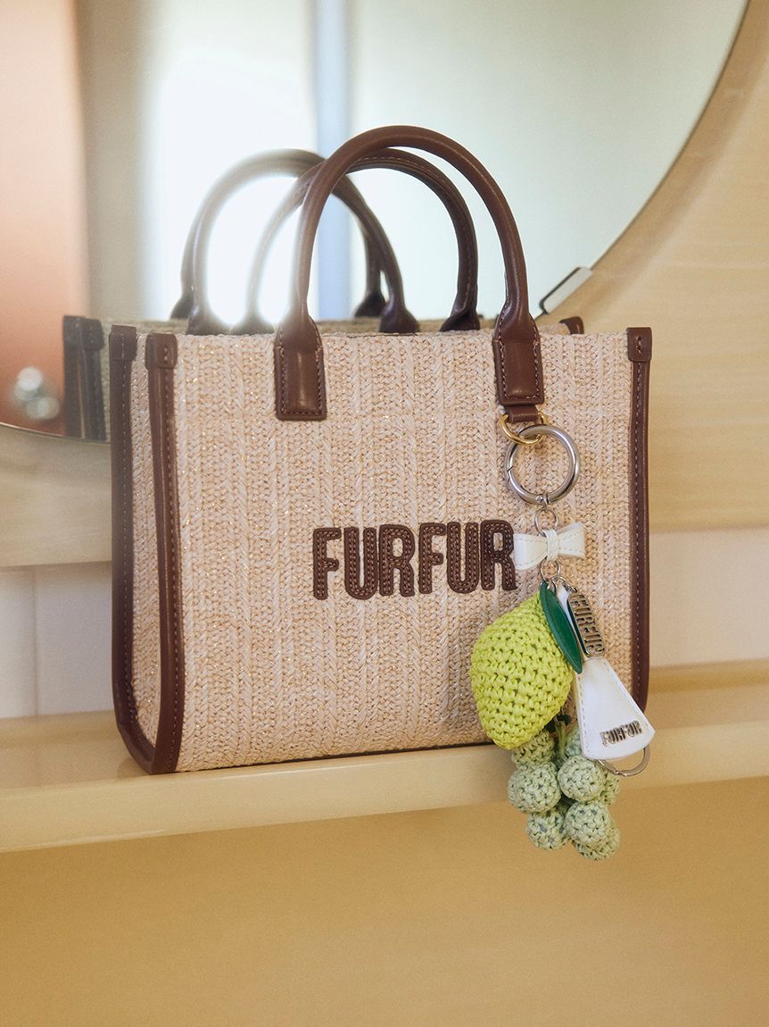 FURFUR「【限定カラー】ラフィアロゴトートバッグ」|トートバッグ|BRW