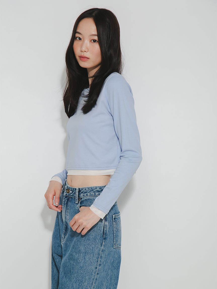 FURFUR「PlaX(TM)ロングスリーブカットトップス〈抗菌〉」|Tシャツ・カットソー|