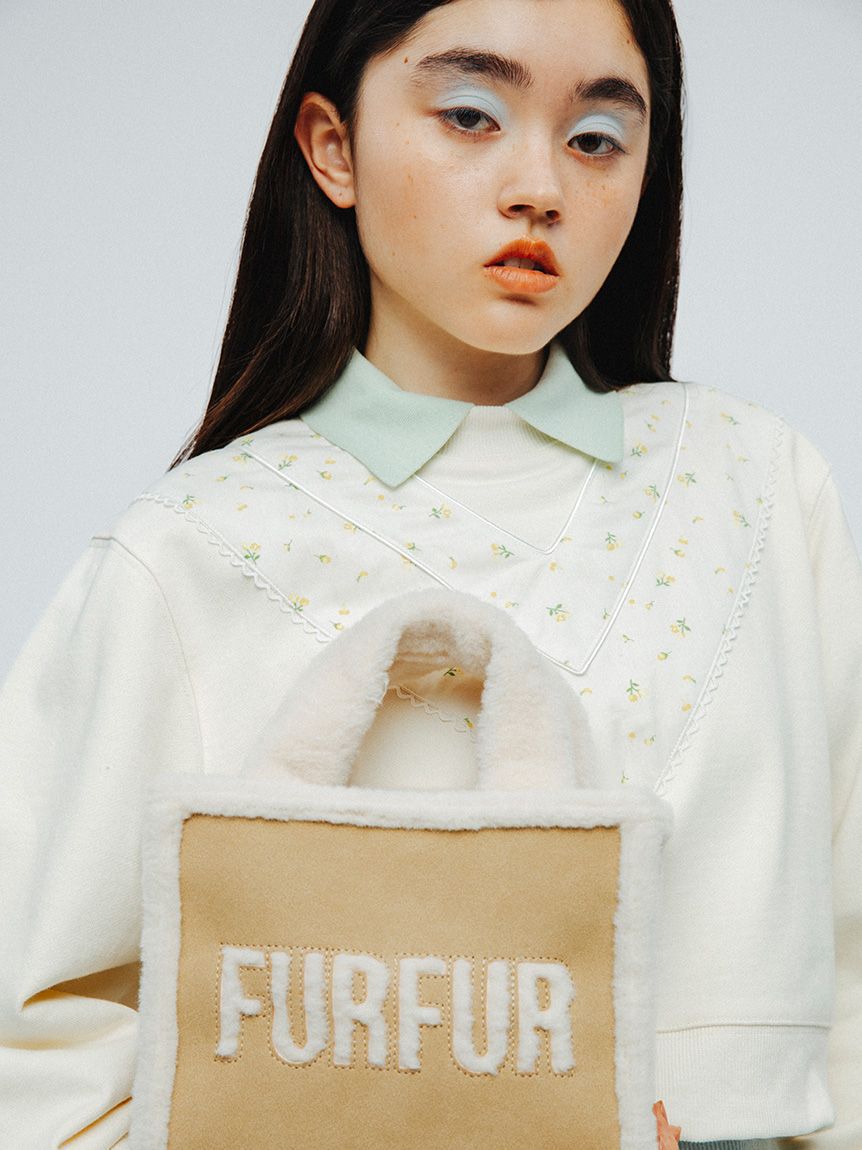 FURFUR「【WEB・一部店舗限定カラー】ムートンロゴトートバッグ」|トートバッグ|