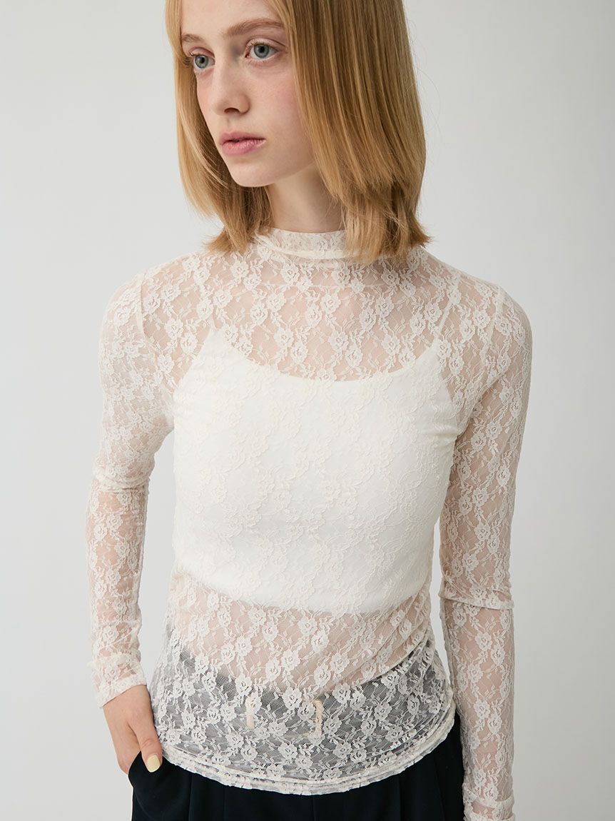LILY BROWN「シアーベーシックカットトップス」|Tシャツ・カットソー|