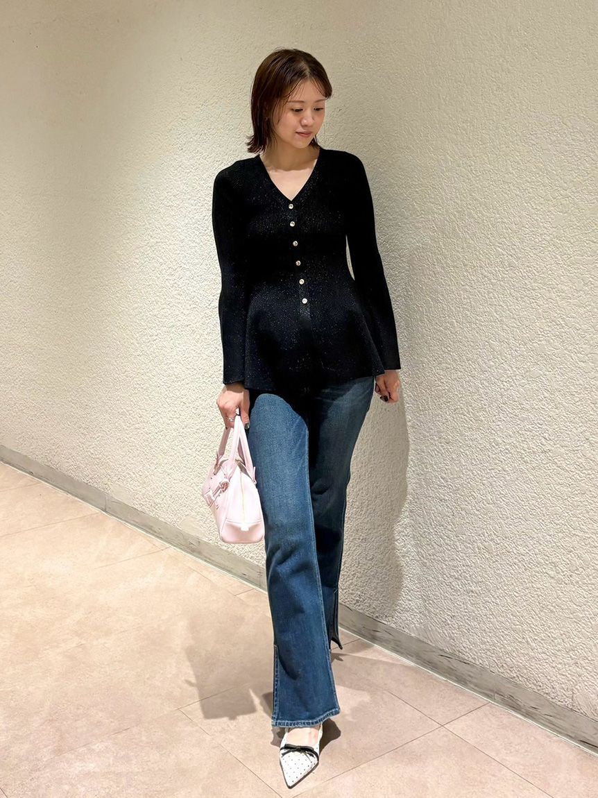 LILY BROWN「スリムストレートデニムパンツ」|デニム|