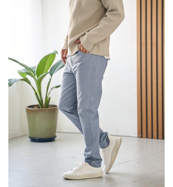 ikka「【雑誌MonoMax4月号掲載】GOKU楽パンツ EASY STRETCH 5ポケット「小泉孝太郎さん着用モデル」」|その他|