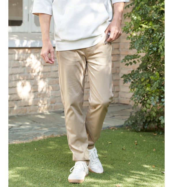 ikka「【雑誌MonoMax4月号掲載】GOKU楽パンツ EASY STRETCH 5ポケット「小泉孝太郎さん着用モデル」」|その他|アイボリー