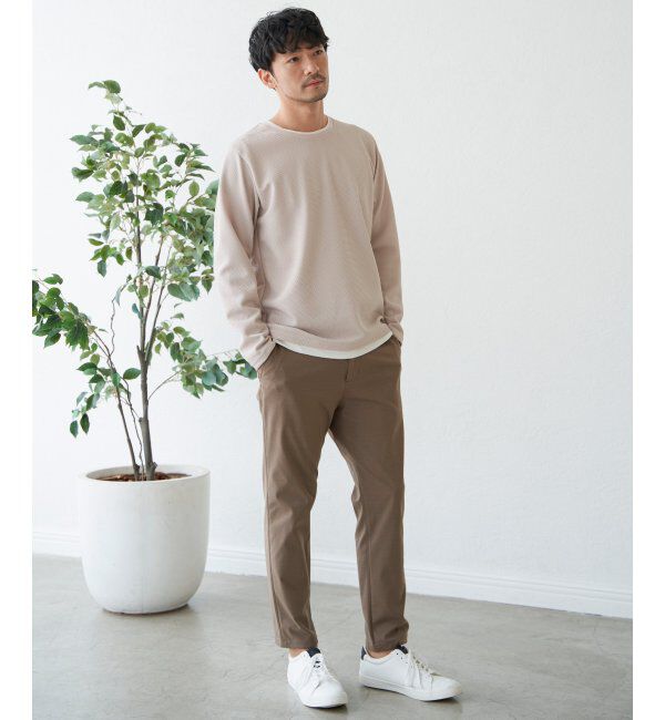 ikka「パイナップルレイヤードロンＴ」|Tシャツ・カットソー|