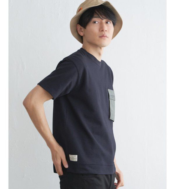 ikka「URBAN NATURE LIFE フラップポケットTシャツ」|Tシャツ・カットソー|