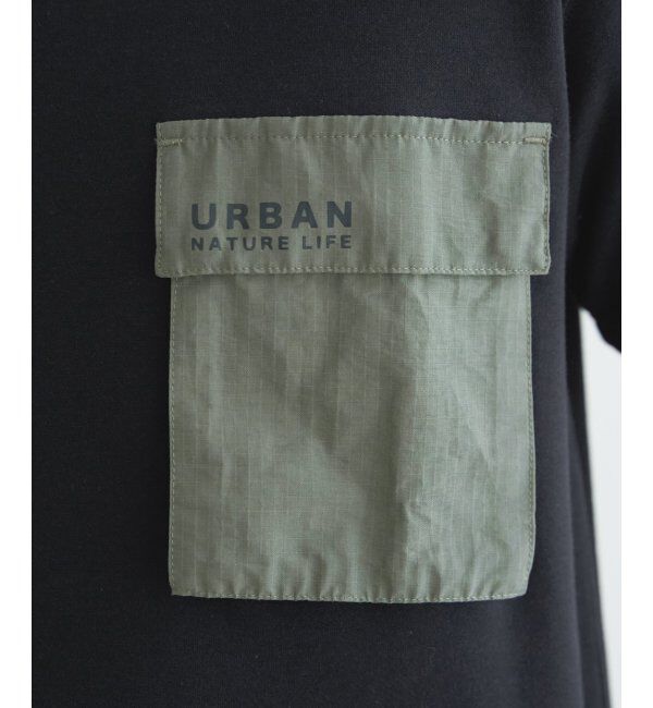ikka「URBAN NATURE LIFE フラップポケットTシャツ」|Tシャツ・カットソー|