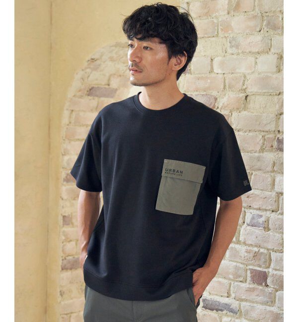 ikka「URBAN NATURE LIFE フラップポケットTシャツ」|Tシャツ・カットソー|