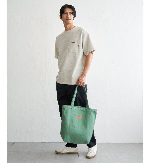 ikka「UNIVERSAL OVERALL ユニバーサルオーバーオール DAILYワンポイント刺繍Tシャツ」|Tシャツ・カットソー|