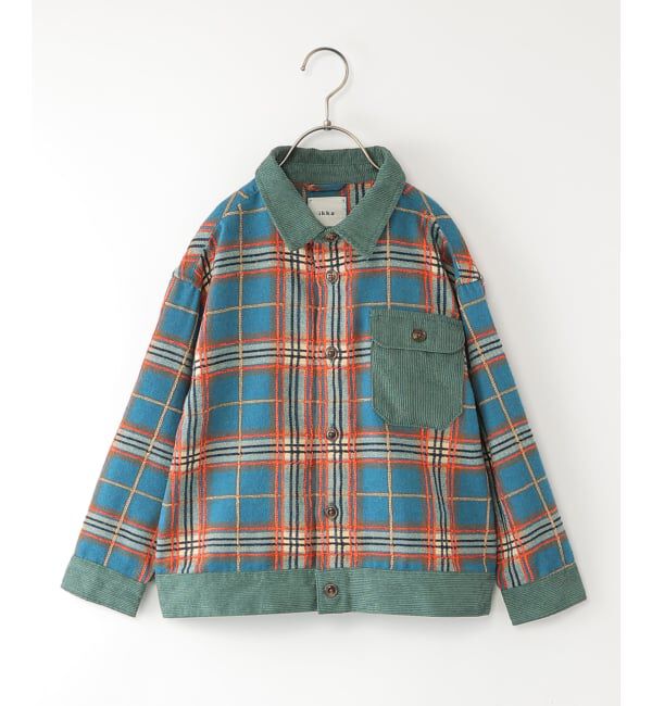 ikka kids「モールチェックシャルゾン（110~160cm）」|シャツ・ブラウス|