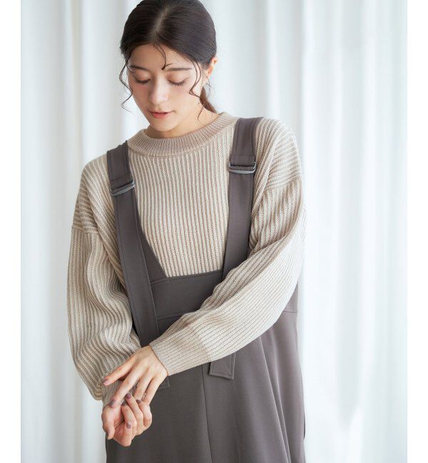 Lbc with Life「ストライプ柄アソートニットプルオーバー」|カーディガン|