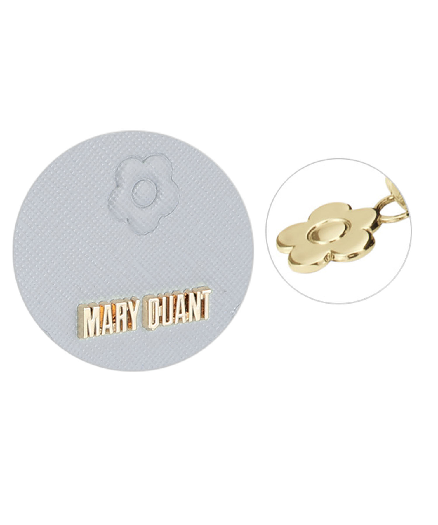 MARY QUANT「シンプルエンボスデイジーマルチポーチ」|ポーチ|