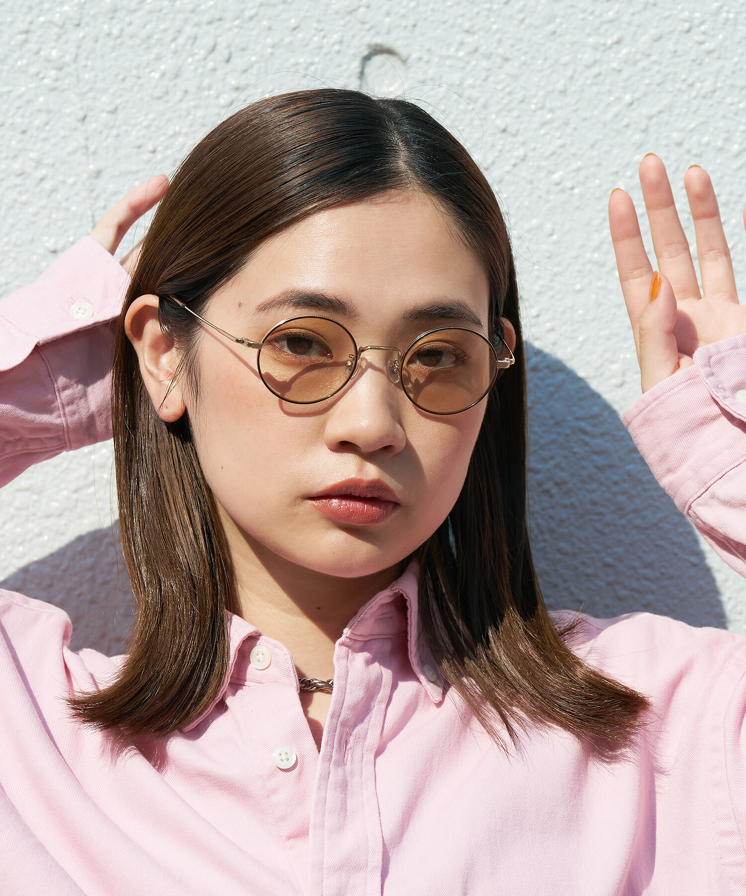  「【WEB限定】Zoff｜STUDIO SEVEN｜ラウンド型 丸型 サングラス｜メタルフレーム UVカット」|サングラス|