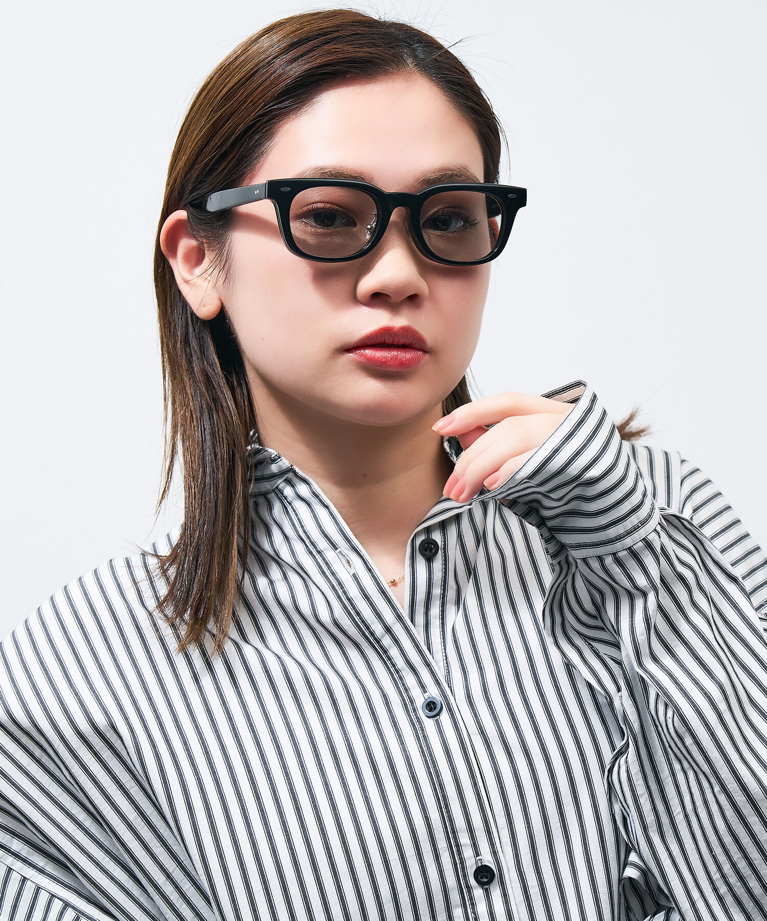  「Zoff | JOURNAL STANDARD relume ウェリントン型 2way メガネ サングラス 偏光 ジャーナルスタンダード N&D」|サングラス|