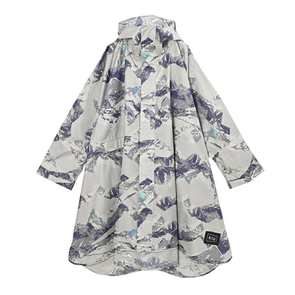 KiU「kiu キウ レインコート ポンチョ 通販 ポンチョスリーブ レインポンチョ 雨具 雨合羽 かっぱ」|レインコート|グレー1