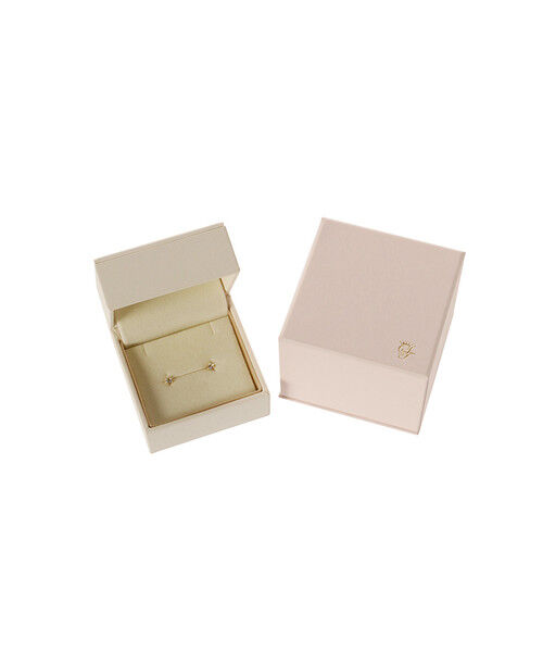 Samantha Tiara「K18 YG 一粒ストーンピアス ≪3月 誕生石≫」|ピアス|