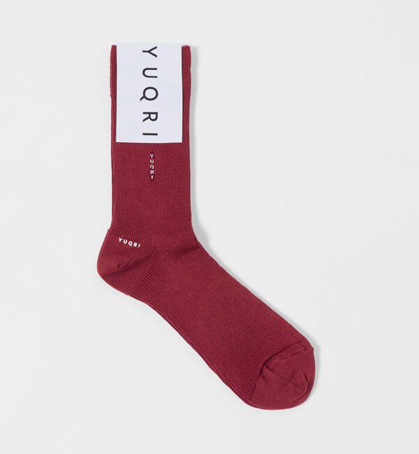 UNITED ARROWS「＜YUQRI＞SILKY ソックス」|ソックス|WINE