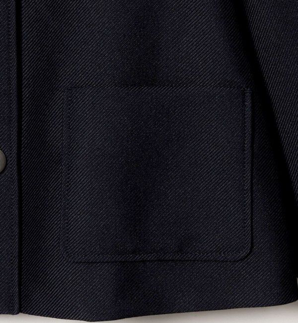 UNITED ARROWS「T/W ショート ジャケット」|ステンカラーコート|