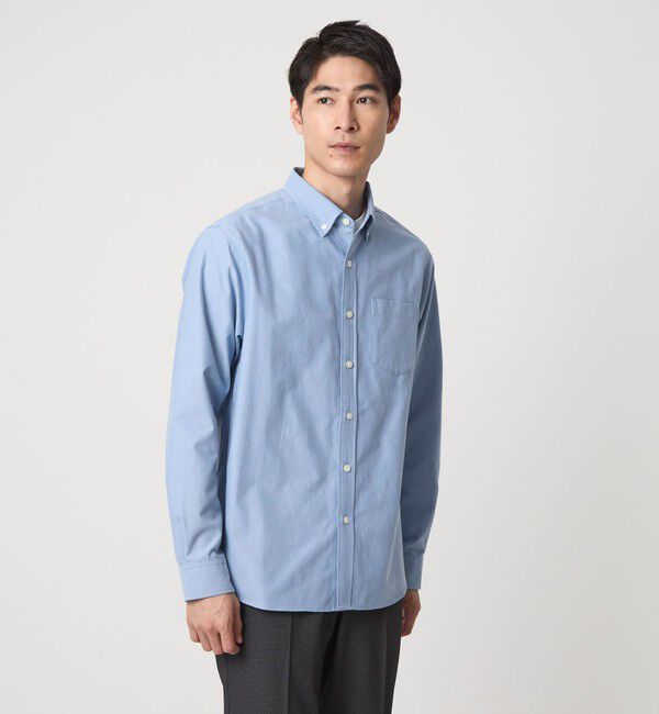 UNITED ARROWS green label relaxing「【WEB限定】JUST fit デイリー オックスフォード ボタンダウン シャツ」|シャツ・ブラウス|
