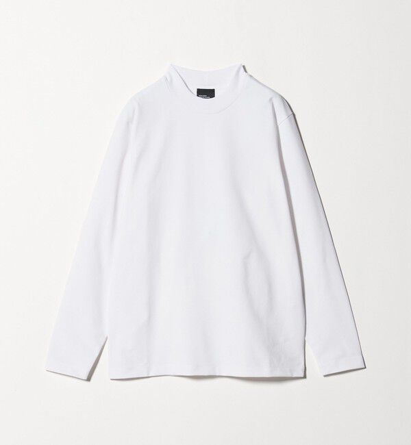 UNITED ARROWS green label relaxing「【WEB限定】JUST fit クリーン カノコ モックネック 長袖 Tシャツ -抗菌-」|Tシャツ・カットソー|