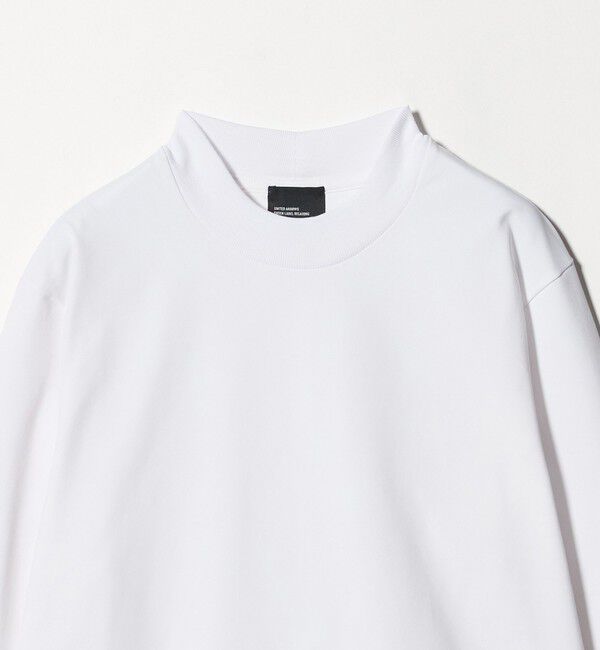 UNITED ARROWS green label relaxing「【WEB限定】JUST fit クリーン カノコ モックネック 長袖 Tシャツ -抗菌-」|Tシャツ・カットソー|