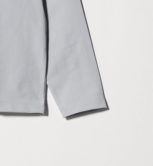 UNITED ARROWS green label relaxing「【WEB限定】JUST fit クリーン カノコ モックネック 長袖 Tシャツ -抗菌-」|Tシャツ・カットソー|