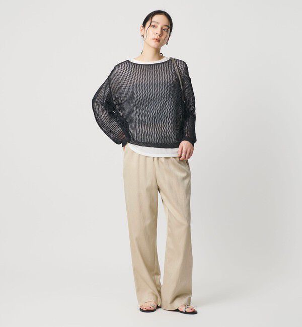 BEAUTY&YOUTH UNITED ARROWS「サテンドロースト ワイドパンツ ウォッシャブル」|その他|
