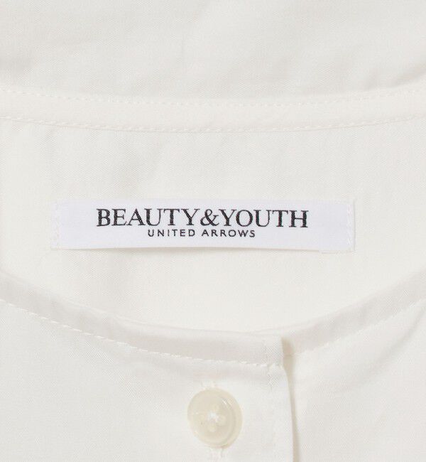 BEAUTY&YOUTH UNITED ARROWS「コットン ボウタイ ギャザーカフス シャツ」|シャツ・ブラウス|