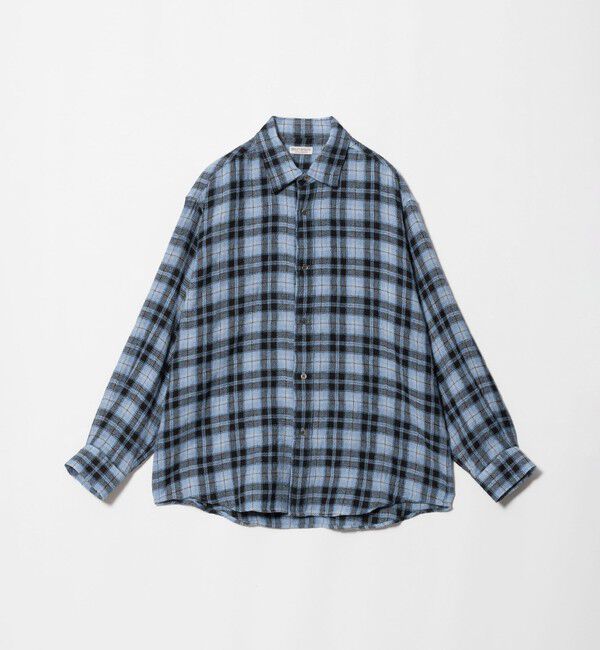 BEAUTY&YOUTH UNITED ARROWS「ウールブレンド チェック レギュラー シャツ GRANDE型」|シャツ・ブラウス|