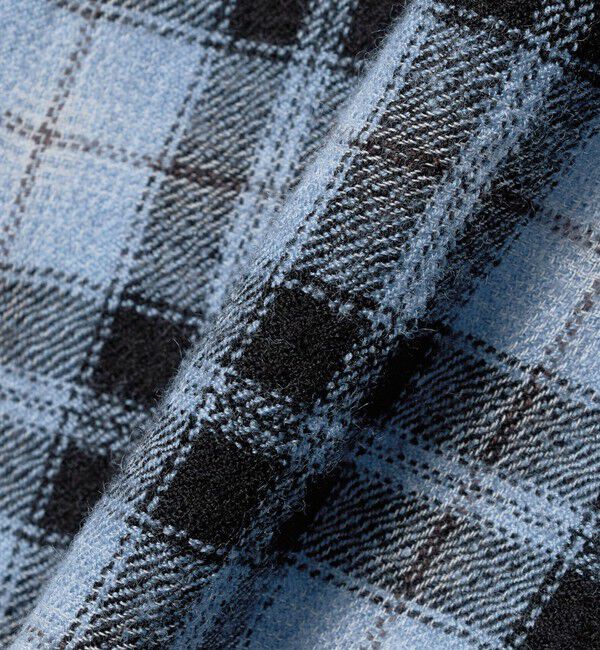 BEAUTY&YOUTH UNITED ARROWS「ウールブレンド チェック レギュラー シャツ GRANDE型」|シャツ・ブラウス|