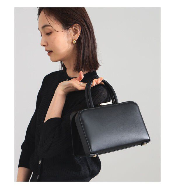 BEAMS SELECTION for WOMEN「PUNTI. / PORTRAIT ハンドバッグ」|トートバッグ|BLACK