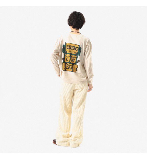 BEAMS SELECTION for WOMEN「【別注】WAREHOUSE & CO. / プリント ロングスリーブ Tシャツ」|Tシャツ・カットソー|