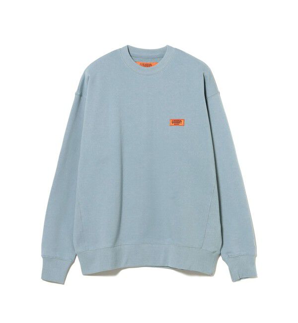 BEAMS「【別注】UNIVERSAL OVERALL / ロゴ クルーネック スウェット」|スウェット・ジャージ|SAX