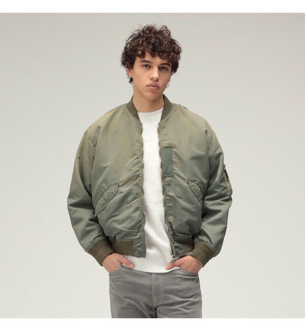 BEAMS PLUS「【別注】REMI RELIEF / L-2B Flight Jacket」|ブルゾン・スタジャン|