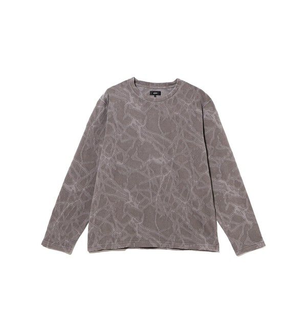 BEAMS「ライトニング ジャカード ロングスリーブ Tシャツ」|Tシャツ・カットソー|