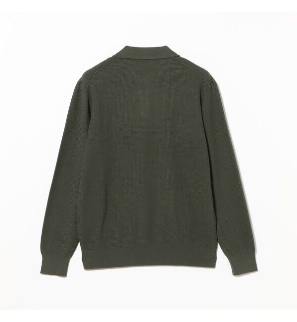 BEAMS「BEAMS｜【別注】FRED PERRY / Skipper Knit Long Sleeve Polo Shirt」|Tシャツ・カットソー|