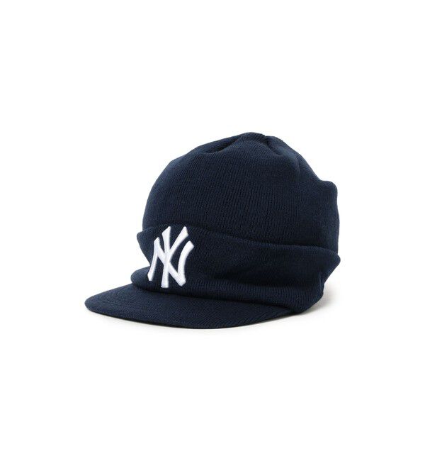 BEAMS「【別注】NEW ERA / Visor Cuf Cap」|キャップ・キャスケット|NAVY