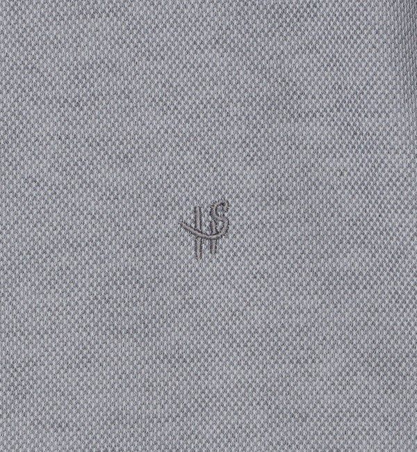 SHIPS「【WEB限定】SHIPS:〈抗菌・防臭〉ワンポイント ロゴ バーズアイ クルーネック 長袖 Tシャツ」|Tシャツ・カットソー|