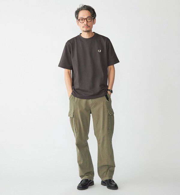 SHIPS「【SHIPS別注】FRED PERRY:COOLMAX(R) 鹿の子 ワンポイント ロゴ Tシャツ 25SS」|Tシャツ・カットソー|