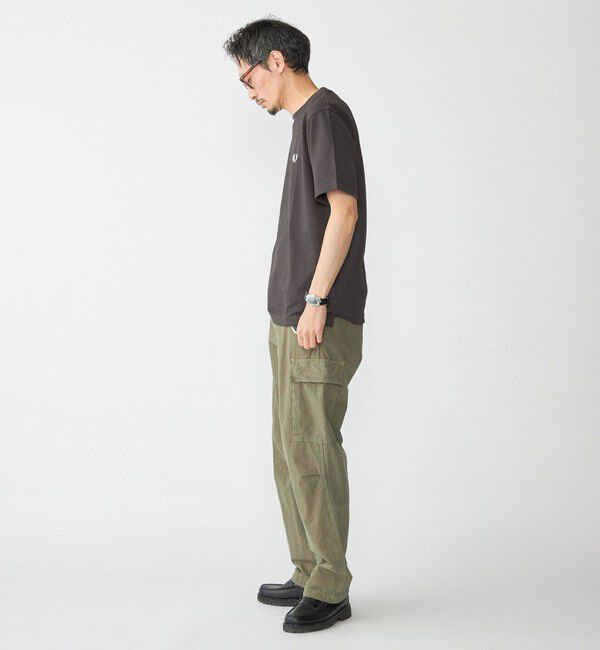 SHIPS「【SHIPS別注】FRED PERRY:COOLMAX(R) 鹿の子 ワンポイント ロゴ Tシャツ 25SS」|Tシャツ・カットソー|