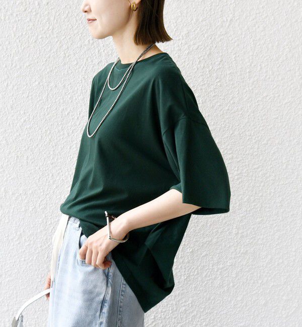 SHIPS for women「裾タック コクーン ショートスリーブ プルオーバー」|Tシャツ・カットソー|