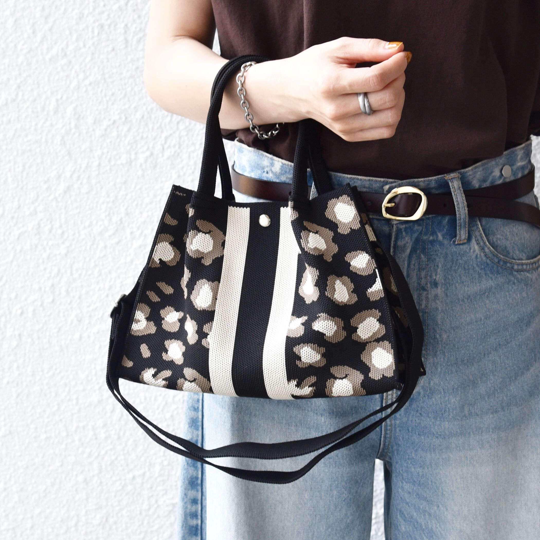 SHIPS any「ジャカード パターン 2WAY ショルダー トートバッグ」|ショルダー・メッセンジャー|
