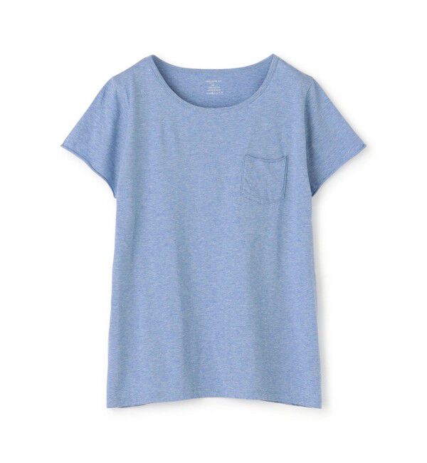 GALERIE VIE「スムージーコットン クルーネックハーフスリーブ」|Tシャツ・カットソー|63 ライトブルー