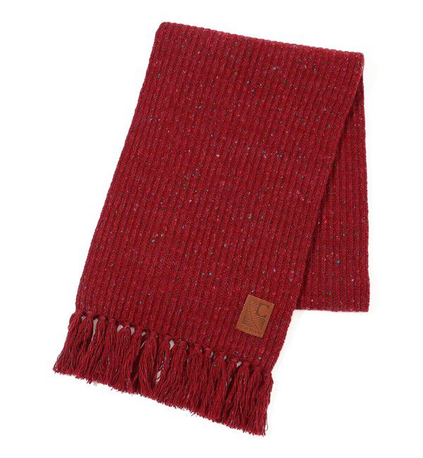 CABaN「CABaN SOFT DONEGAL フリンジストール」|マフラー|35 レッド