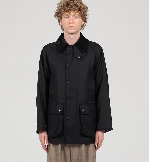 TOMORROWLAND MENS「【別注】Barbour CL BEAUFORT ウールブルゾン DORMEIUL」|ブルゾン・スタジャン|