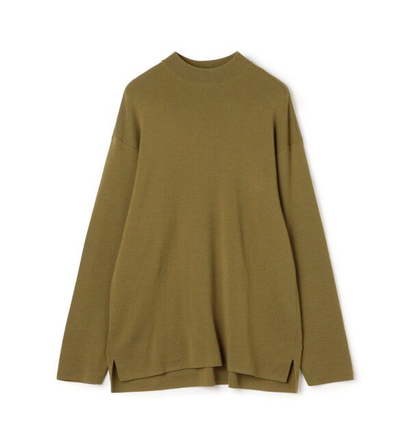 TOMORROWLAND MENS「TOMORROWLAND Tricot ウール モックネックプルオーバー」|ニット・セーター|53 グリーン