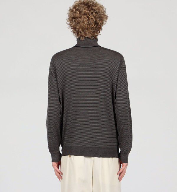 TOMORROWLAND MENS「TOMORROWLAND tricot スーパーファインメリノウール タートルネック S-WOOL」|ニット・セーター|